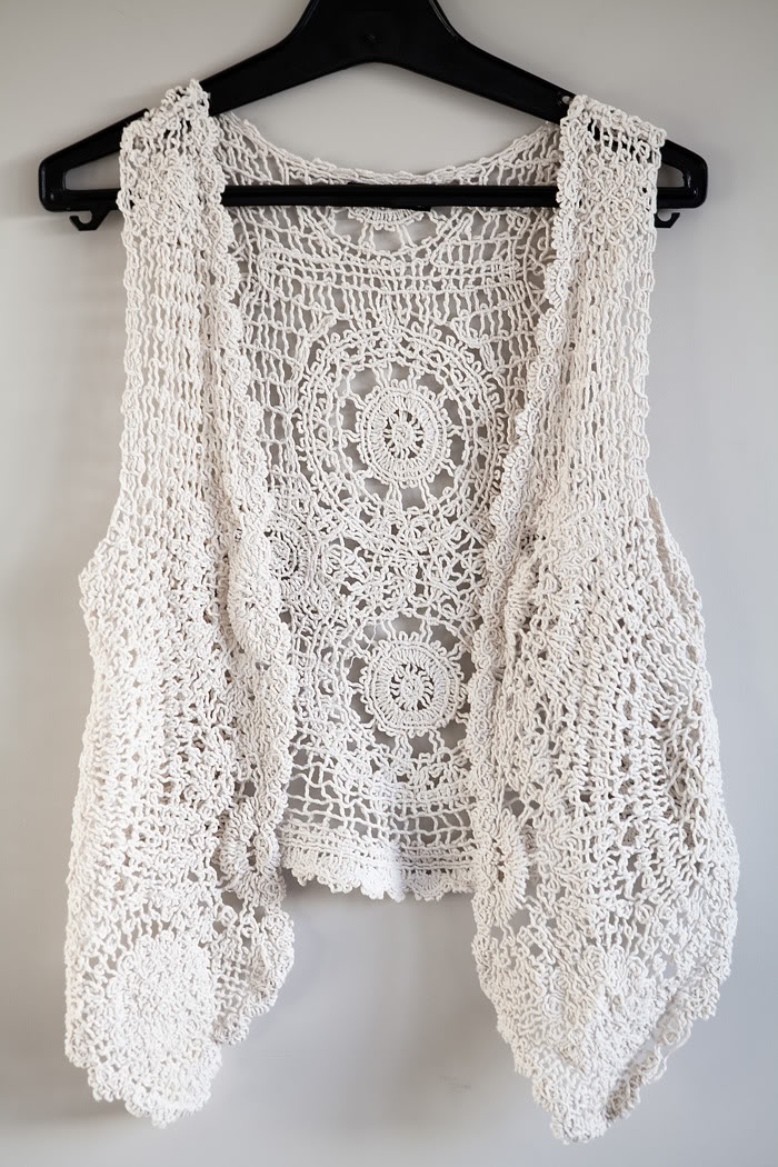 Crochet Vest anything that is done with dedication has a positive outcome. so does xakiecy