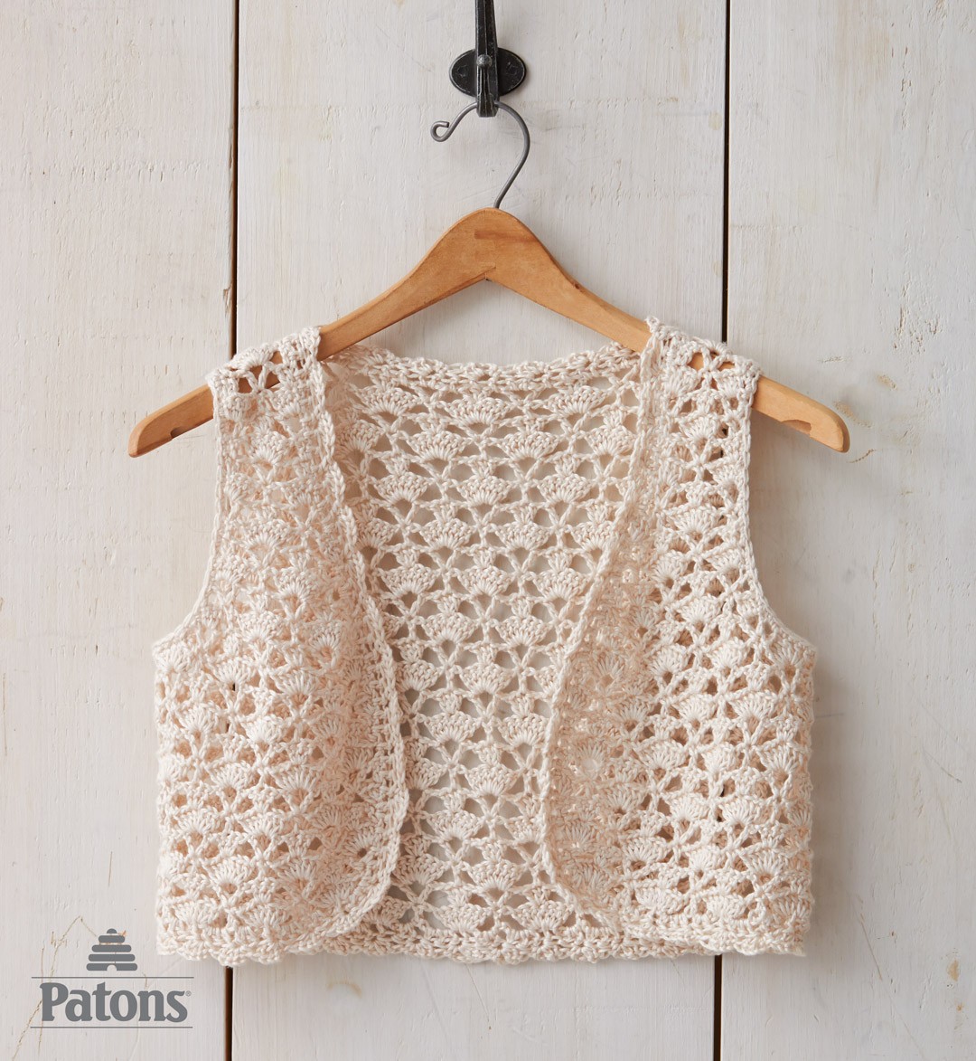 Crochet Vest seashell crochet vest mtahztu