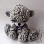 cute freeform crochet teddy. lesson. ncbmmxe