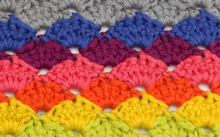 different crochet stitches shell stitch phlqney