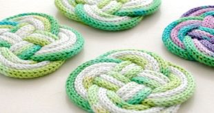 diy rope coaster with french knitting mypoppet.com.au mvgisfn