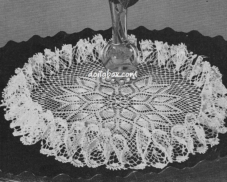 doily patterns free crochet - pineapple ruffle doily pattern jzcyacb