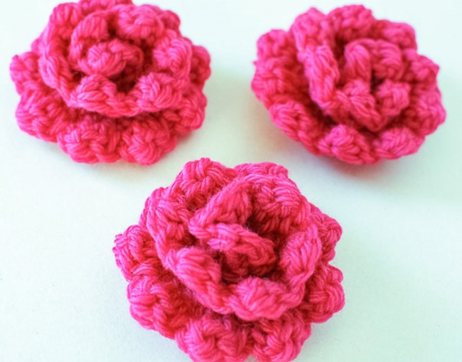 easy crochet flower crochet flower pattern - rose mbxhdoo