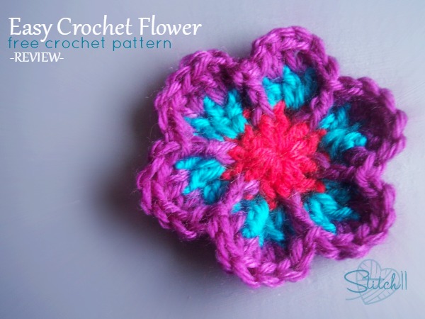 easy crochet flower - free crochet pattern - review losjcqk