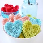 easy crochet heart pattern | 17 amazing crochet patterns for beginners ybqboma