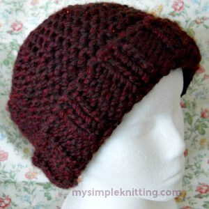 easy knitting patterns easy knit hat - second easiest hat pattern orxerio