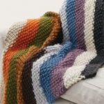 easy knitting patterns simple striped seed stitch afghan kncoolg