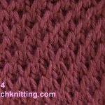 easy knitting patterns simulated brioche stitch - free knitting tutorial - watch knitting - pattern hdnemoc