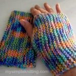 easy knitting projects mittens easy knitting patterns pmbqhan