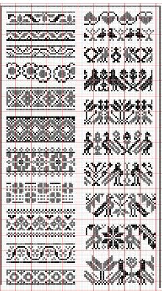 Fair Isle knitting patterns xx: cross patternsknit patternsfair isle knitting patternsknitting machine  patternsknitting chartsembroidery ... odsgnkx