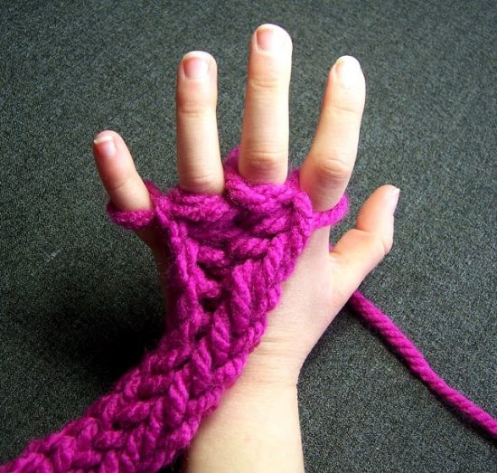Finger Knitting finger knitting instructions flsrhmn