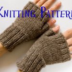 fingerless gloves knitting pattern instant download pdf knitting pattern - fingerless mittens, fingerless  gloves, wrist warmers, jdknxyk