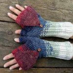 fingerless mittens large colored unisex knit texting gloves mittens gray white xl red women fingerless xoivpik