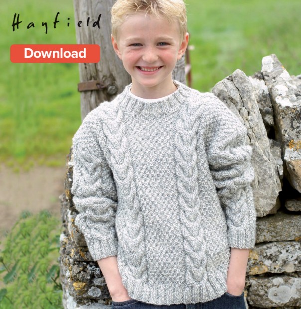 free aran knitting patterns hayfield free pattern pxqgtfb