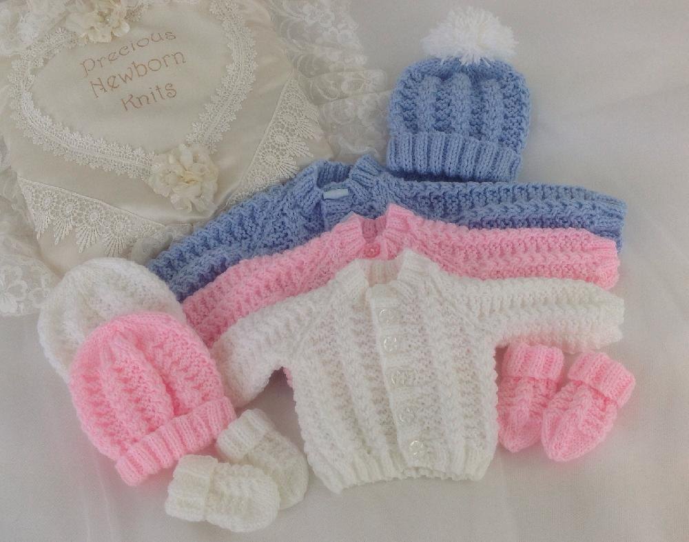free baby knitting patterns pattern 54 babies cosy cardigan set - sizes: early baby u0026 0-3 months ckvtqyl