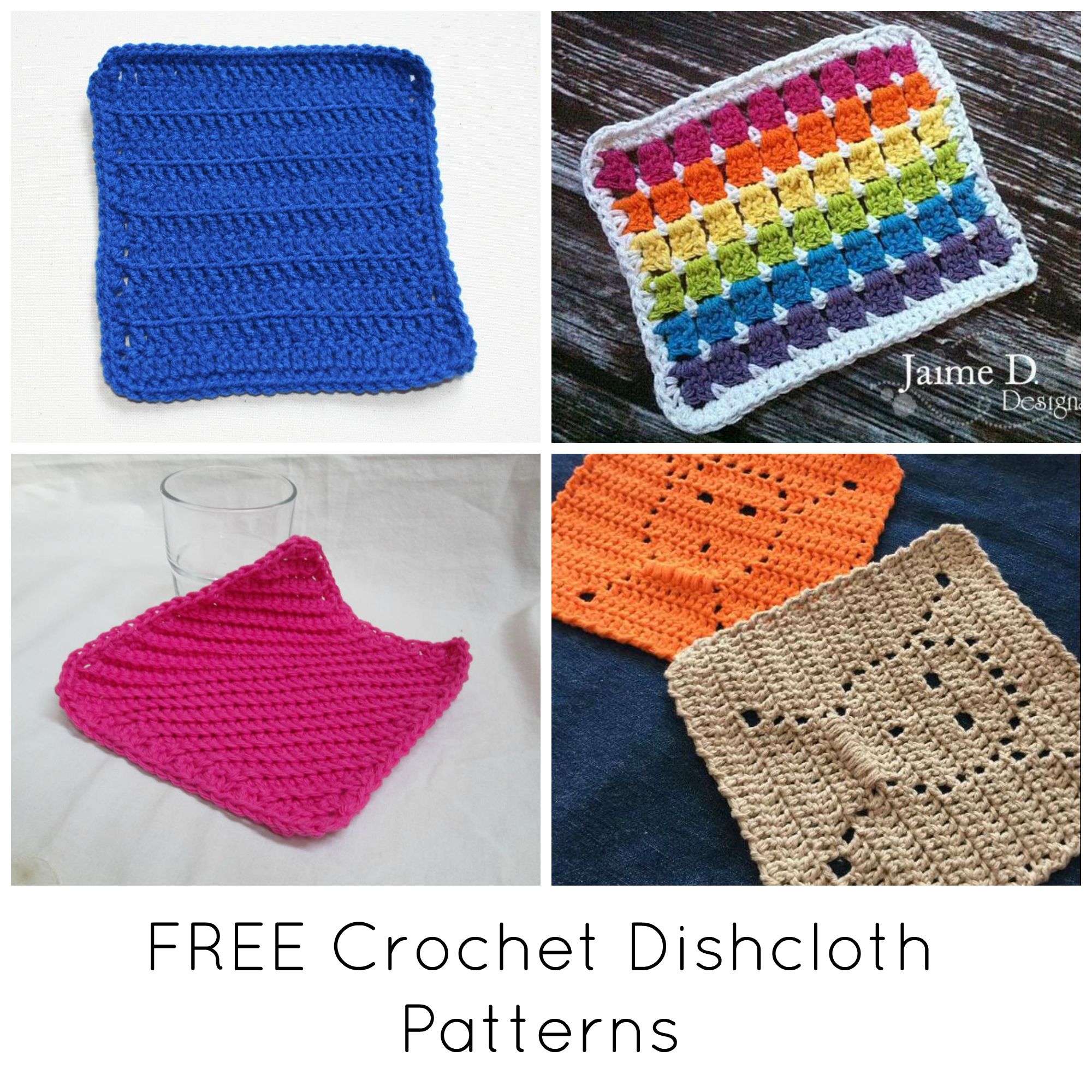 free crochet dishcloth patterns stmewfe