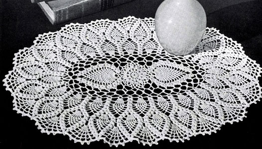 free crochet doily patterns oval pineapple doily pattern cbjchvf