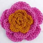 free crochet flower patterns vintage daisy motif crochet pattern · 5-petal flower flzhyhf