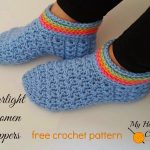 free crochet patterns starlight women slippes - free crochet pattern on myhobbyiscrochet.com wobcgqm