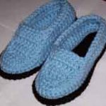 free crochet slipper patterns crocheted moccasin slippers ycqvgwu