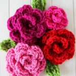 free easy crochet rose pattern ofpjwmq