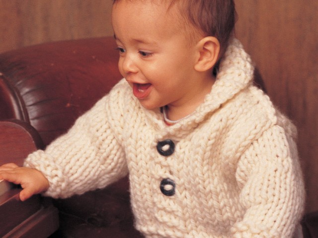 Free Knitting Patterns For Children babies shawl neck cardigan knitting pattern sotoclc