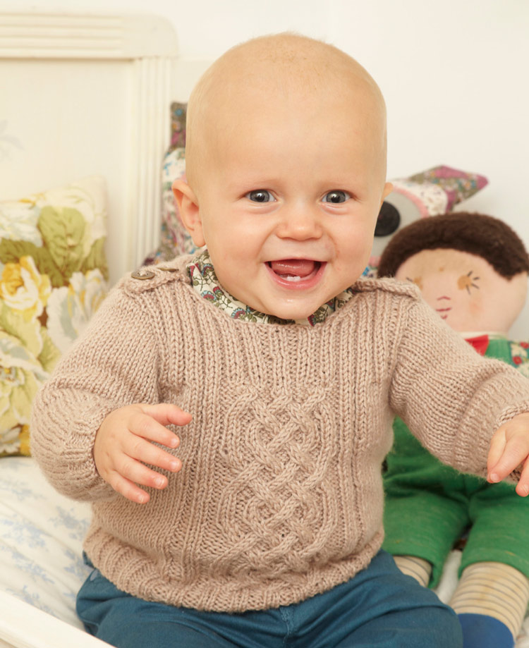 Free Knitting Patterns For Children free childrens cable panelled sweater knitting pattern qflrmon