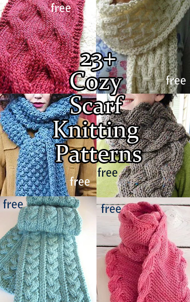 free scarf knitting patterns cozy scarf knitting patterns, most are free patterns xjqnxsh