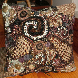 freeform crochet chocolate box; by renate kirkpatrick zgatlnd