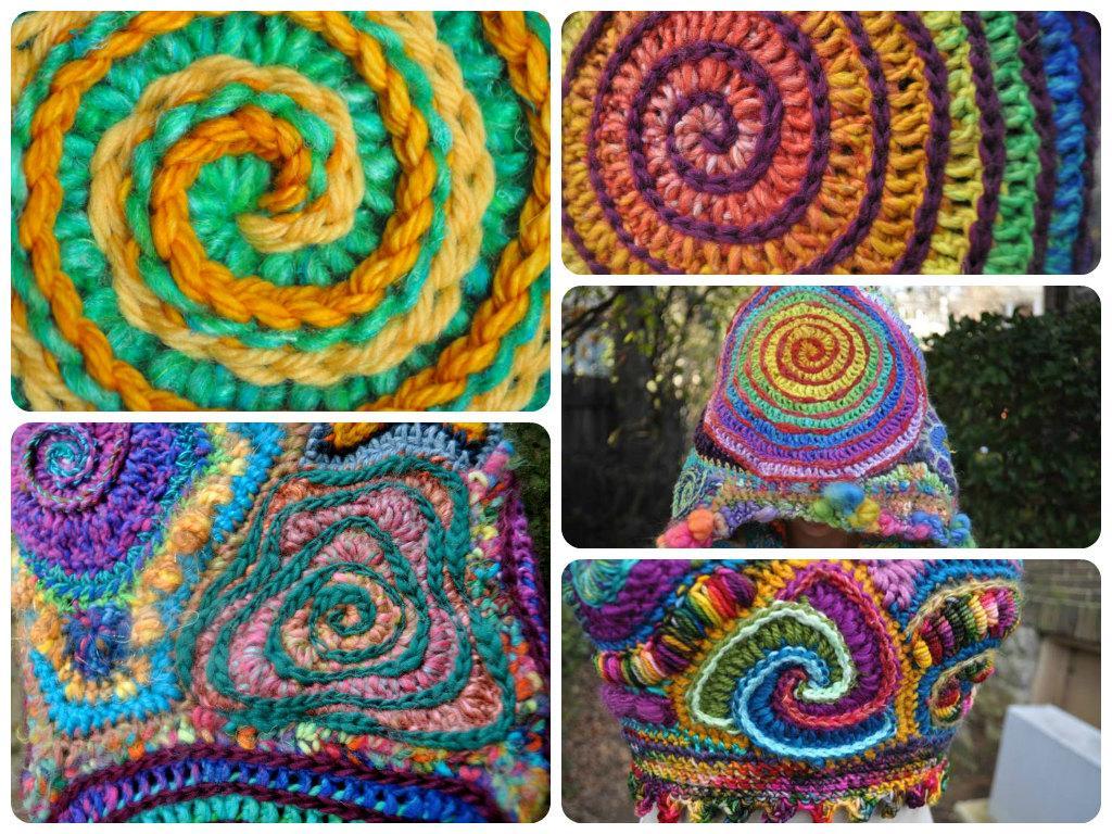 freeform crochet spiral ... wzuveon