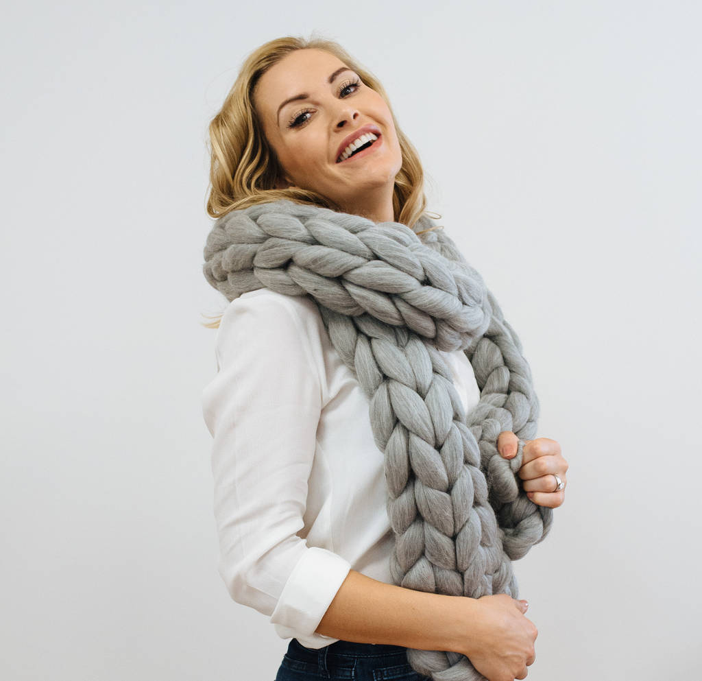 giant chunky knit scarf vsagadk