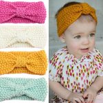girls crochet headbands baby girls 14 inch wool crochet headband handmade knit hairbands childrenu0027s  hair yhzpkab