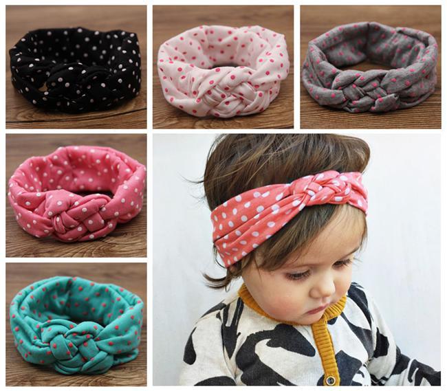 girls crochet headbands baby polka dot crochet headbands girls christmas hair braided head wrap  infant huertkl