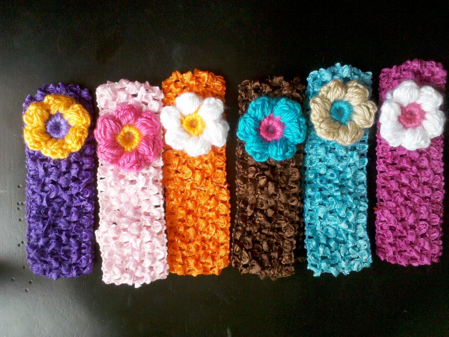 girls crochet headbands - the knit box gdyemuc