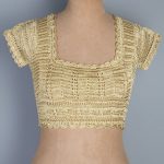 golden neemzari thread crochet blouse cbrlkyz