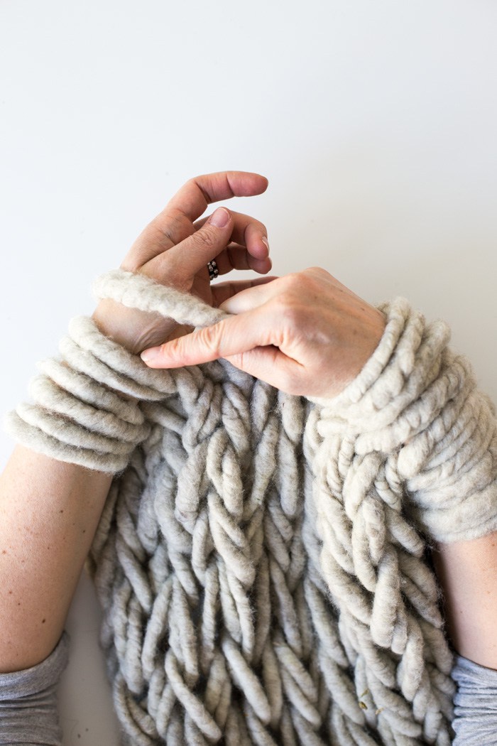 hand knitting making arm knitting tighter-5913 loizqex