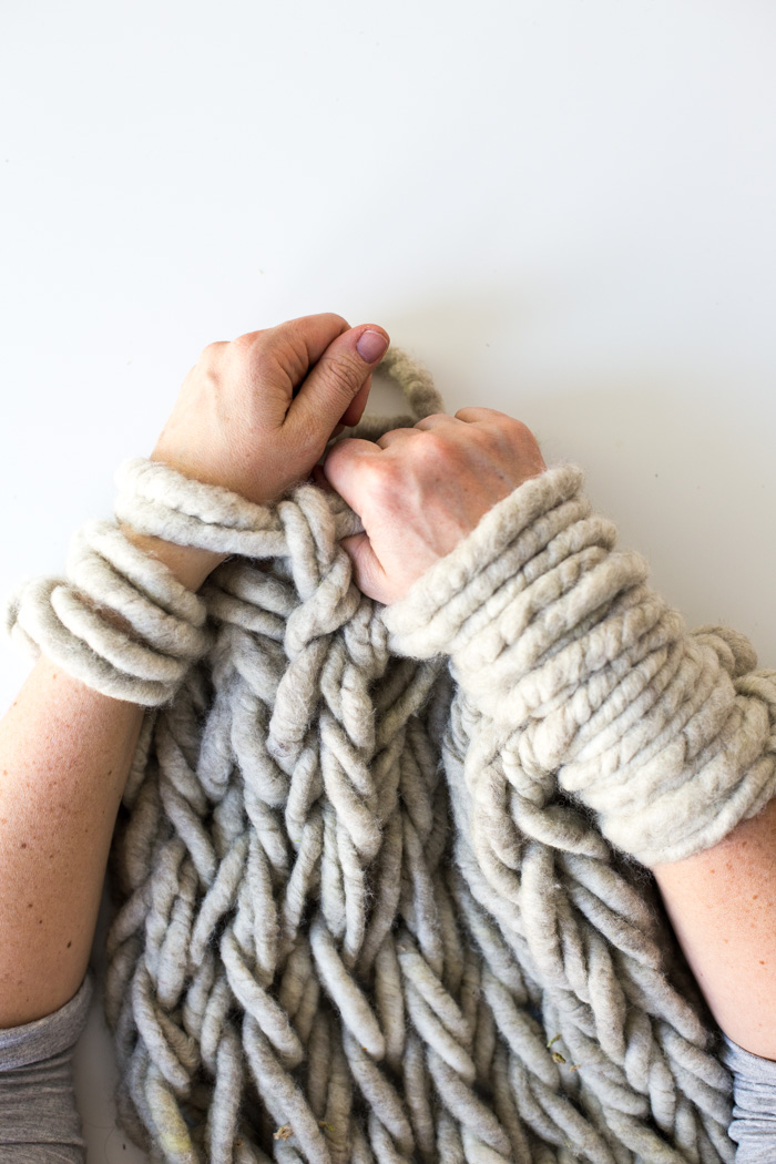 hand knitting six ways to make your arm knitting tighter - flax u0026 twine jddkfqo