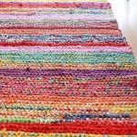 handmade crochet rug - rag rug out of t-shirts ueyxzut