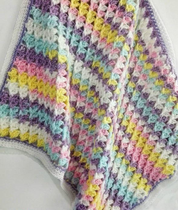 How To Crochet A Blanket pastel peaks crochet baby blanket xzbgfsq