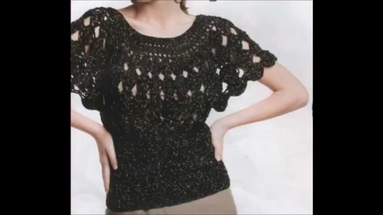 how to crochet blouse black free pattern - youtube iwmqaac