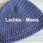 How To Crochet Easy (crochet) how to - crochet a simple beanie for ladies - mens size mkixxbl