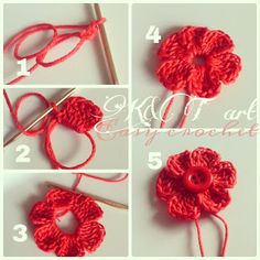 How To Crochet Easy crochet videos flowers noykmig