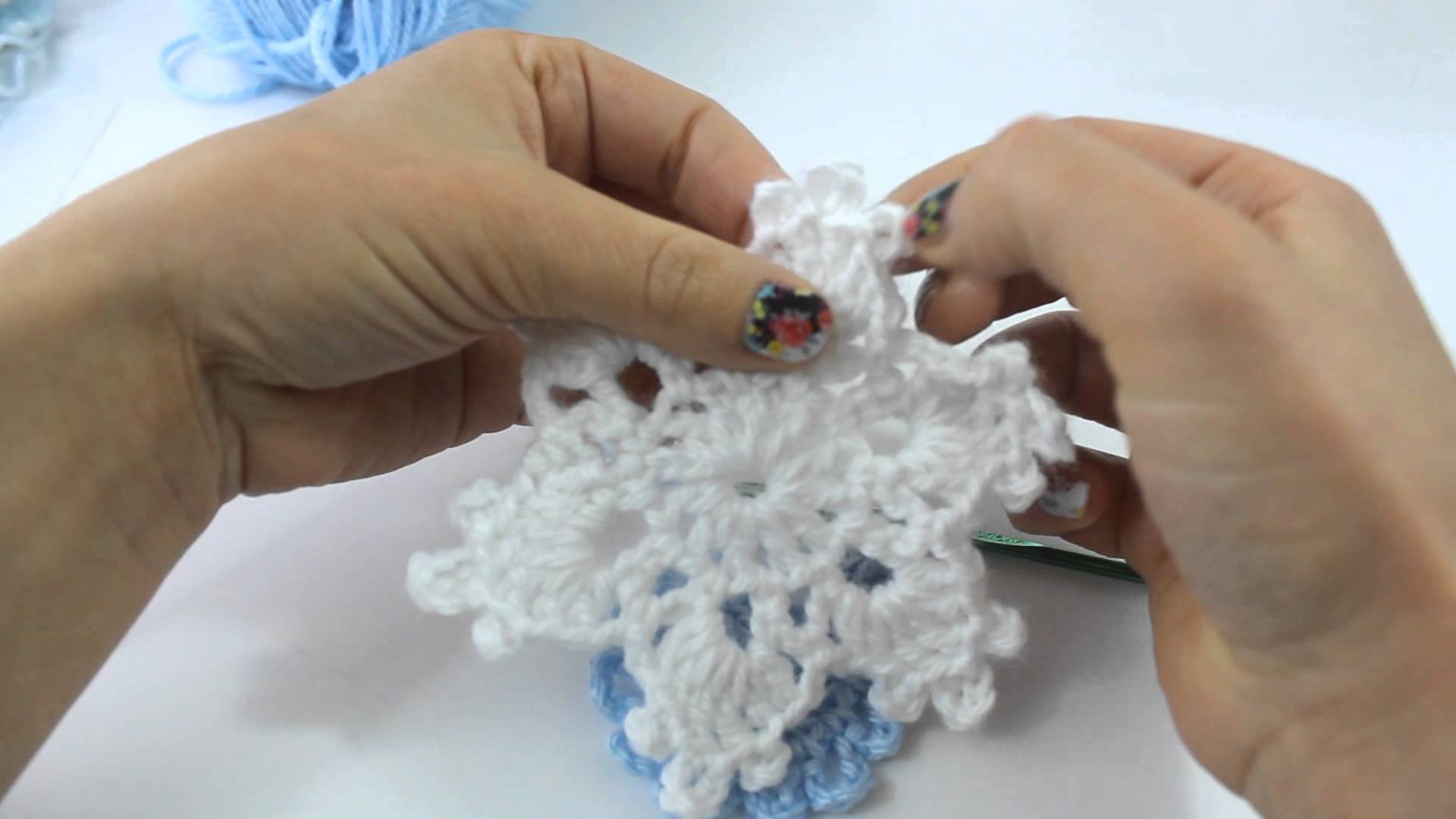 How To Crochet Easy how to crochet a simple and easy snowflake - youtube jzocbws