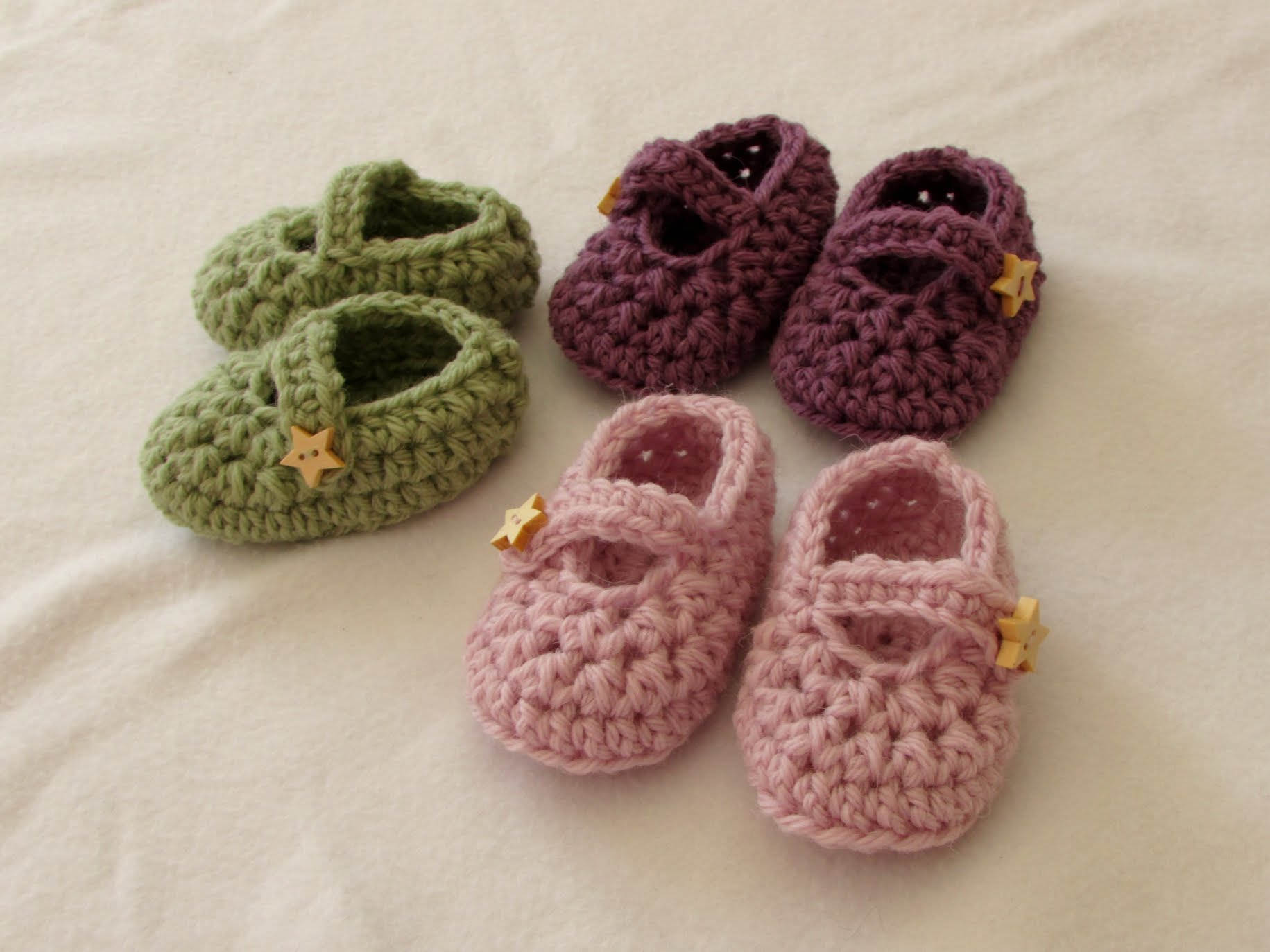 How To Crochet Easy how to crochet easy baby mary jane shoes - booties / slippers for fsxvszj