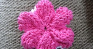 how to knit a flower 1 / 5 qtomcwt