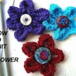 how to knit a flower, diy, knitted flower for brooches, hats, purses, etc. fnckfom
