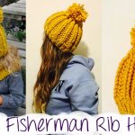 how to knit a hat how to knit fast and easy chunky ribbed hat - youtube liykxkt