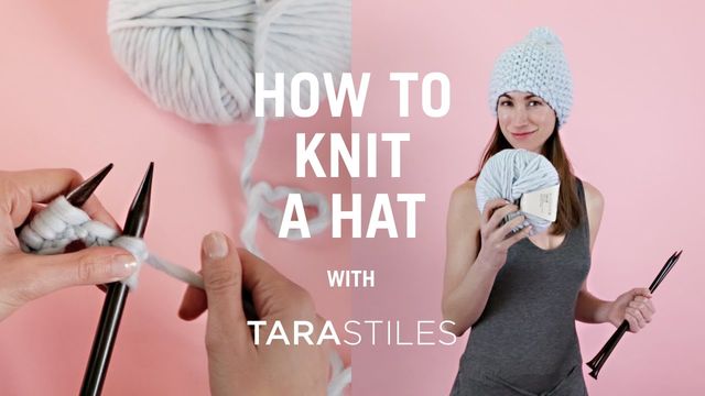 how to knit a hat | knitting | wool and the gang lysgphs