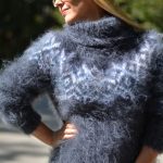 icelandic mohair sweater in steel gray limited edition vdxeexh