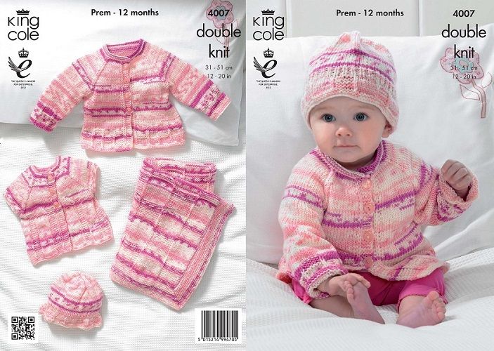 king cole knitting patterns king cole cherish dk blanket jacket cardigan hat knitting pattern 4007 ddvfsux